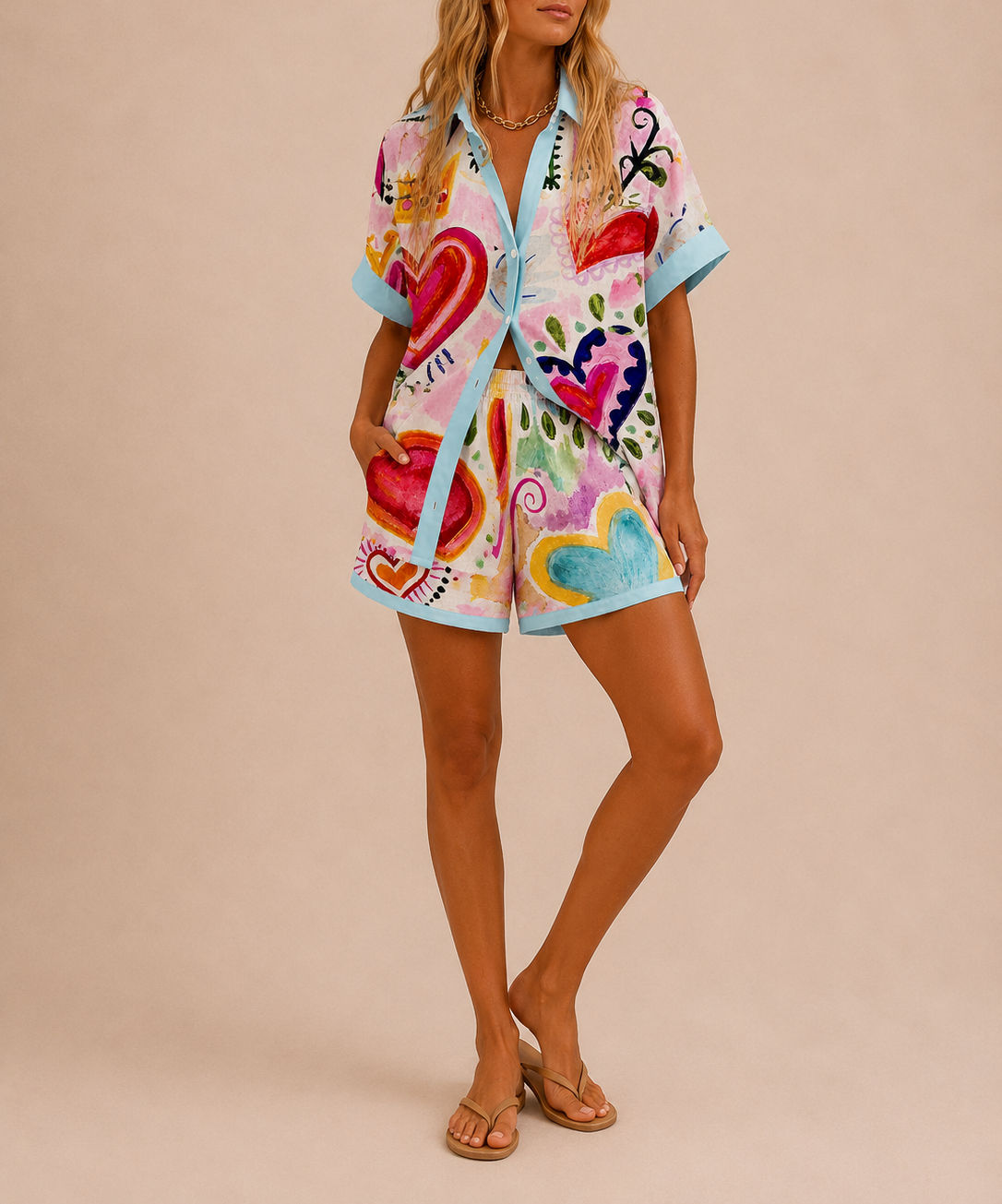 Conjunto Cielo de coral