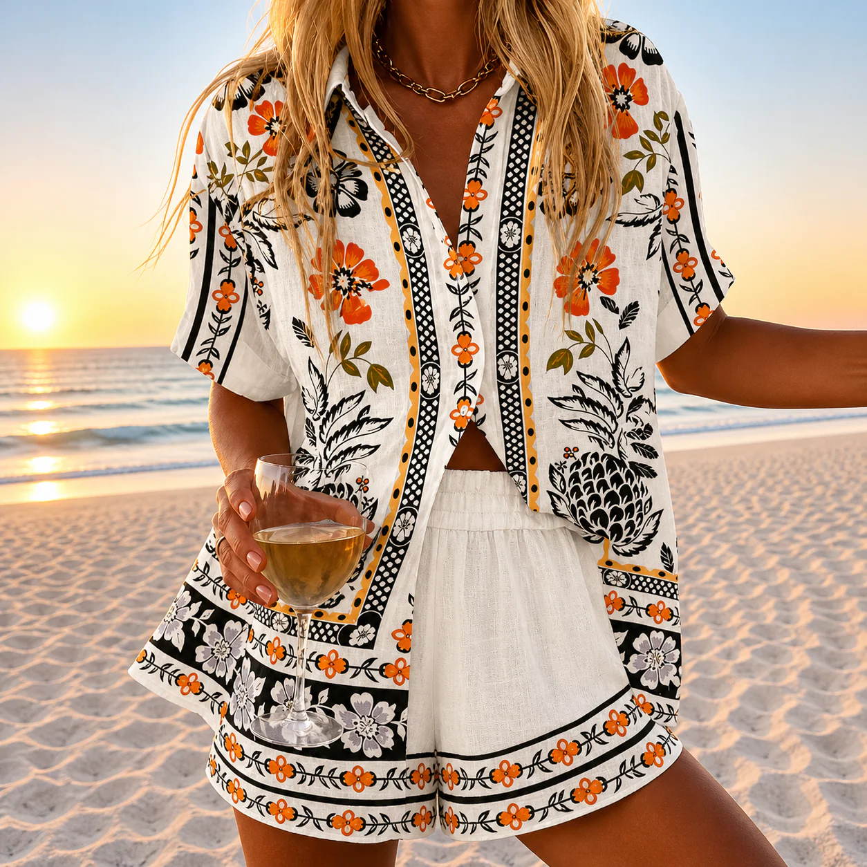 Conjunto Brisa floral